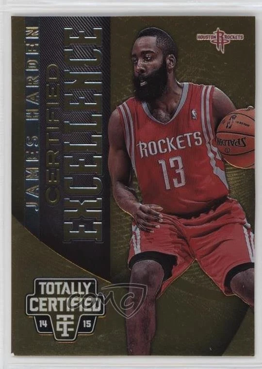 2014-15 Panini Totally Certified Excellence /299 James Harden #8 - Image 1 of 2