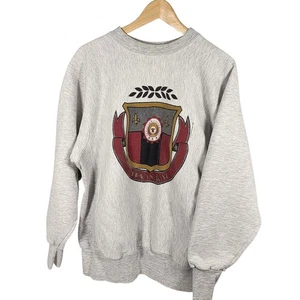 Vintage Rugged Sweats Texas A&M University Crewneck Sweatshirt Large Gray - Picture 1 of 8