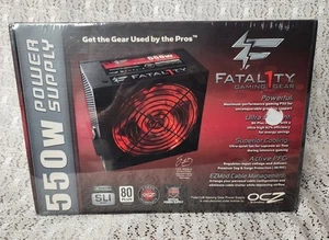OCZ Fatal1ty AtX Power Supply Modular 80+ Fatality OCZ550FTY New SEALED! - Bild 1 von 7