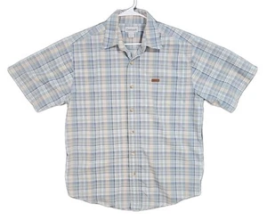 Camisa Carhartt Para Hombres Grande 100% Algodón Cuadros Algodón Abotonada Vestido Camisa de Trabajo - Imagen 1 de 7