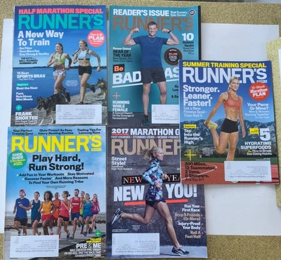 RUNNER'S WORLD - LOT OF 7 FROM MAR 2016 TO JAN/FEB 2017 Foto 1 de 4