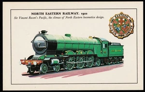 North Eastern Railway 1922 Sir Vincent Pacific The Climax Lokomotive Postkarte - Bild 1 von 2