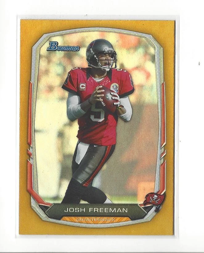 2013 Bowman Rainbow Gold #76 Josh Freeman Buccaneers /75 - Image 1 of 2