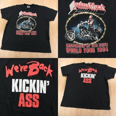 Camiseta de colección y2k 2005 Judas Priest Defenders of The Faith 1984 Tour reimpresión XL Foto 1 de 4