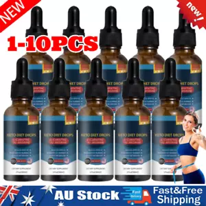Keto Diet Drops Effective Weight Loss Support Boost Metabolism L-Carnitine 1-10X - Picture 1 of 17
