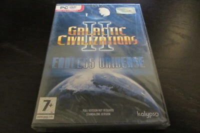 GALACTIC CIVILIZATIONS II 2 ENDLESS UNIVERSE PC DVD NEW SEALED - Image 1 of 4