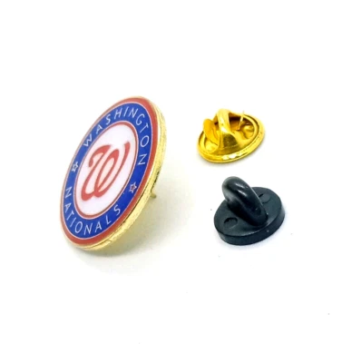 WASHINGTON NATIONALS PIN Baseball MLB Team Gift Enamel Hat Backpack Lapel Brooch - Image 1 of 4