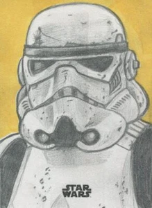 Mandalorian Season 1 Sketch Card By Mai Irving - Picture 1 of 1