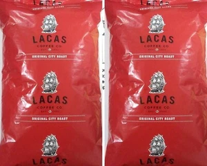 Lacas Original City Roast Ground Coffee - 16 Oz (2 Pack) Urn Coffee - Picture 1 of 5