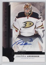 2016-17 Upper Deck Artifacts Black /5 Frederik Andersen #16