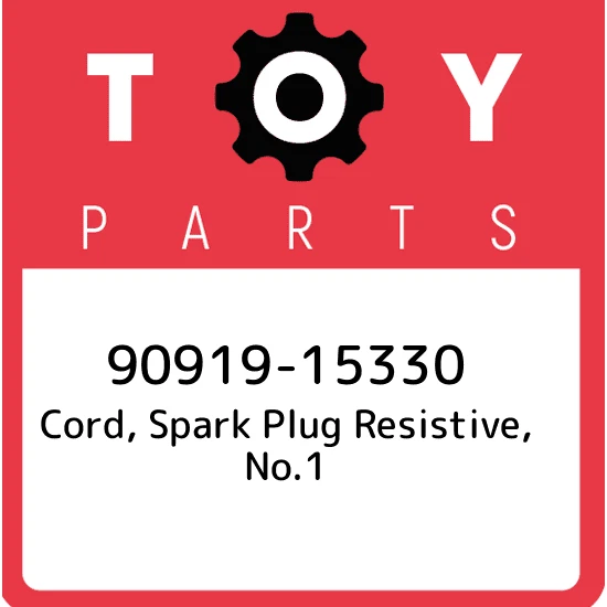 90919-15330 Toyota Cord, spark plug resistive, no.1 9091915330, New Genuine OEM  - Image 1 of 1