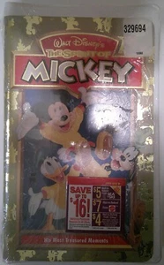THE SPIRIT OF MICKEY VHS TAPE DISNEY His most Treasured Moments (NEW SEALED) - Picture 1 of 6