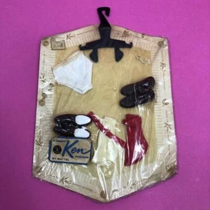 Rare Vintage Barbie Ken Doll MOC Sealed Accessories Shoes Tie Pack 1960s 1961 - Picture 1 of 6