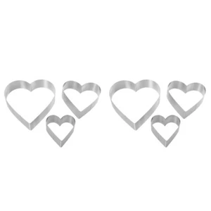 2 PCS Mousse Circle Cake Mold Heart Shaped Chocolate Molds Baking - Picture 1 of 12