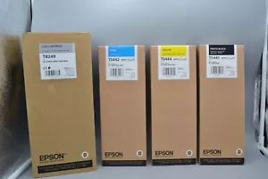 Inchiostro Epson per Stylus Pro 4000/9600 220ml ORIGINALE SIGILLATO T5441 T5442 T5444 & SC - Foto 1 di 4
