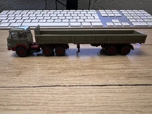 WIKING Krupp Titan Piano Cassone Autoarticolato Autocarro IN Guten Condizioni 1: - Foto 1 di 6