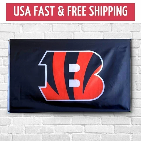 Cincinnati Bengals Team 3x5 ft Flag NFL Banner Super Bowl LVI AFC Champions Cover