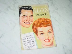 I Love Lucy 1950s Cookbook Lucy's Notebook Lucille Ball 40 Pages 6 x 9 Inches - Picture 1 of 3