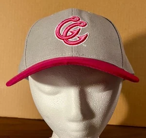 Gorra de béisbol Corpus Christi Hooks MiLB rosa/beige SGA correa ajustable - Imagen 1 de 7