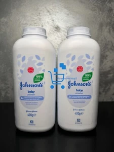 2 x 400g Johnson's Baby Powder - Picture 1 of 3