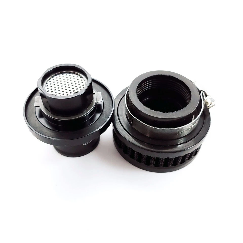 Fit BMW INFINITi 2 Prong Oil Fill Cap UPR One-Way Valve Cover Crankcase Breather - Image 1 of 2