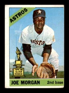 1966 Topps Joe Morgan #195 2nd Year Houston Astros G-VG Writing On Front - Picture 1 of 2