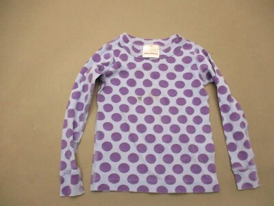 Hanna Andersson 4 码女孩多色 100% 有机棉睡衣上衣 1Bl8 — 第 1/4 张图片