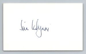 JIM WYNN Autograph Signed 3x5 Index Card Authentic AUTO w/ JSA LOA