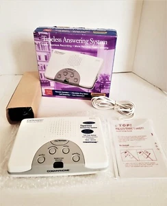 Conair Telefono Chiamante Digitale Tapeless Sistema di Risposta TAD1210 Bianco Nuovo - Foto 1 di 4