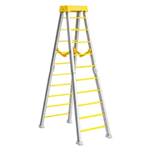 Large 10 Inch Breakable Yellow Ladder for WWE & AEW Wrestling Action Figures - Picture 1 of 2