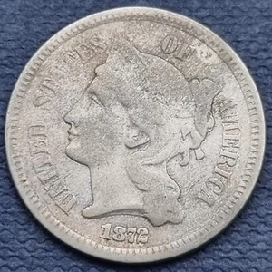 1872 Three Cent Nickel 3c Better Grade #56943 - Picture 1 of 2