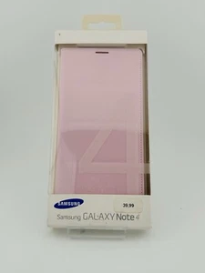 Original Samsung EF-WN910BP Galaxy Note 4 Flip Wallet Cover Case Hülle Pink - Bild 1 von 4
