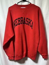 Vintage Olympus superweight Nebraska crewneck pullover sweater men’s size￼large