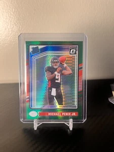 2024 Donruss Optic Rated Rookie Michael Penix Jr. Green Hyper Prizm #279 - Picture 1 of 2