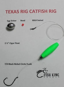 1oz Texas Style Santee Catfish Rig ( 6 Pack) Use While Drifting Or Anchored 1 oz - Picture 1 of 3