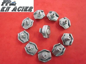 Serre Cable plat 1 Boulon ACIER Diamètre Fil 8 mm ( Lot de 10 ) Ref A00608X10 - Picture 1 of 1