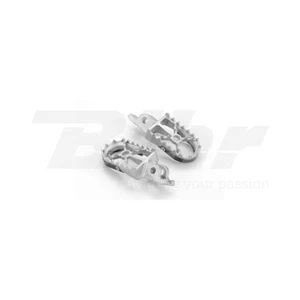 ART PEDANE ACCIAIO / ERGAL GRIGIE OFF ROAD STEEL FOOTPEGS GREY HONDA - Imagen 1 de 1