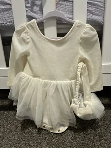 Tutu Dress Set Ivory Headband Gap Girl size 3-6 month NWT - Picture 1 of 2