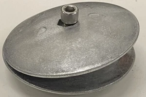 R4 Rudder & Trim Tab Zinc Anode 5" dia x 5/8" Military Grade Zinc - Picture 1 of 3