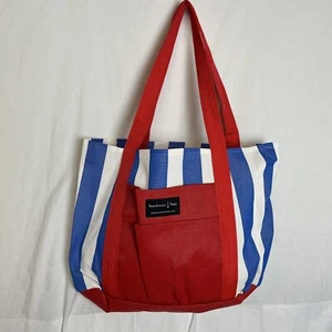 Beachtown Bags Heavy Duty Mesh Beach, Boat, Pool Tote Bag Red White Blue NEW - Picture 1 of 2
