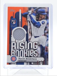 KEVIN ALCANTARA 2025 TOPPS UPDATE RISING ROOKIES PATCH ORANGE RC /25 Q5369 - Picture 1 of 2