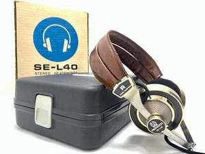 PIONEER SE-L40 Rare Headphones Original Box Vintage 1972 Good Look Work Perfect - Picture 1 of 19
