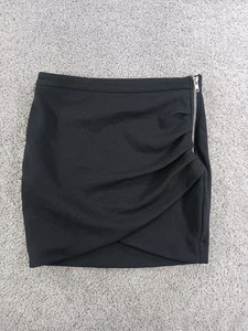 Material Mädchen Teens Rock klein schwarz Reißverschluss Polyestermischung gefüttert - Bild 1 von 10