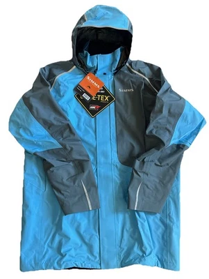 Simms Fishing Transom Gale Force Rain Ultimate Boat Jacket Mens Large NEW wTags! - Image 1 of 4