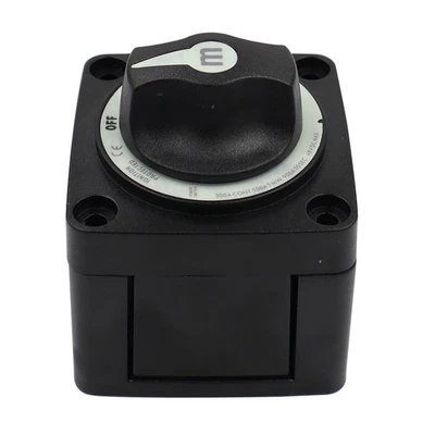 300A Battery Switch ABS Construction Tinned Copper Terminals 3-position OFF-1-2 - Image 1 of 4