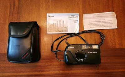 Canon Sure Shot 35MM Point and Shoot Film Camera 28-48mm Canon Lens - Working - Image 1 of 4