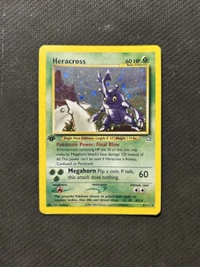 Pokemon TCG Heracross 6/111 1st Edition! MP Condition! See Description! - Picture 1 of 2