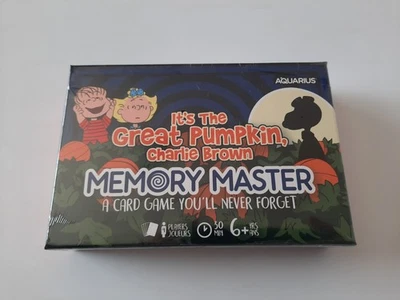 It's The Great Pumpkin Charlie Brown Memory Master Card Game Aquarius Peanuts - Image 1 of 2