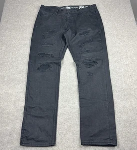 Jordan Craig Jeans Mens 36x34 Black Legacy Edition Raphael Shredded Distressed - Picture 1 of 21