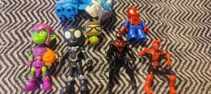 lotto figurine giocattoli spidey e i suoi fantastici amici con lego duplos e altro  - Foto 1 di 3